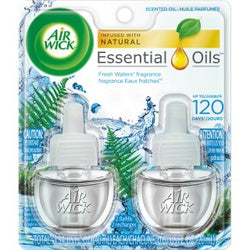 Air Wick 6233879717 Scented Oil Refill, 0.67 oz Bottle, Fresh Water, 60 days-Day Freshness