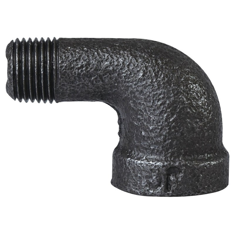 ProSource B92 6 Street Pipe Elbow, 1/8 in, FIP x MIP, 90 deg Angle, Malleable Iron, SCH 40 Schedule, 300 psi Pressure
