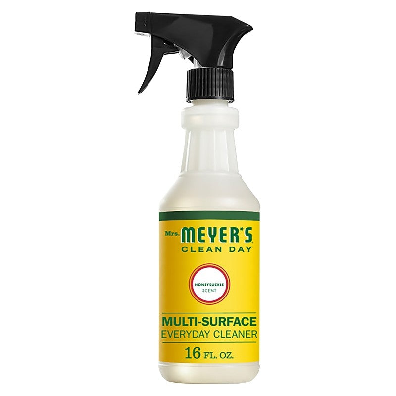 Mrs. Meyer's Clean Day 17541 Cleaner, 16 oz Spray Bottle, Honeysuckle