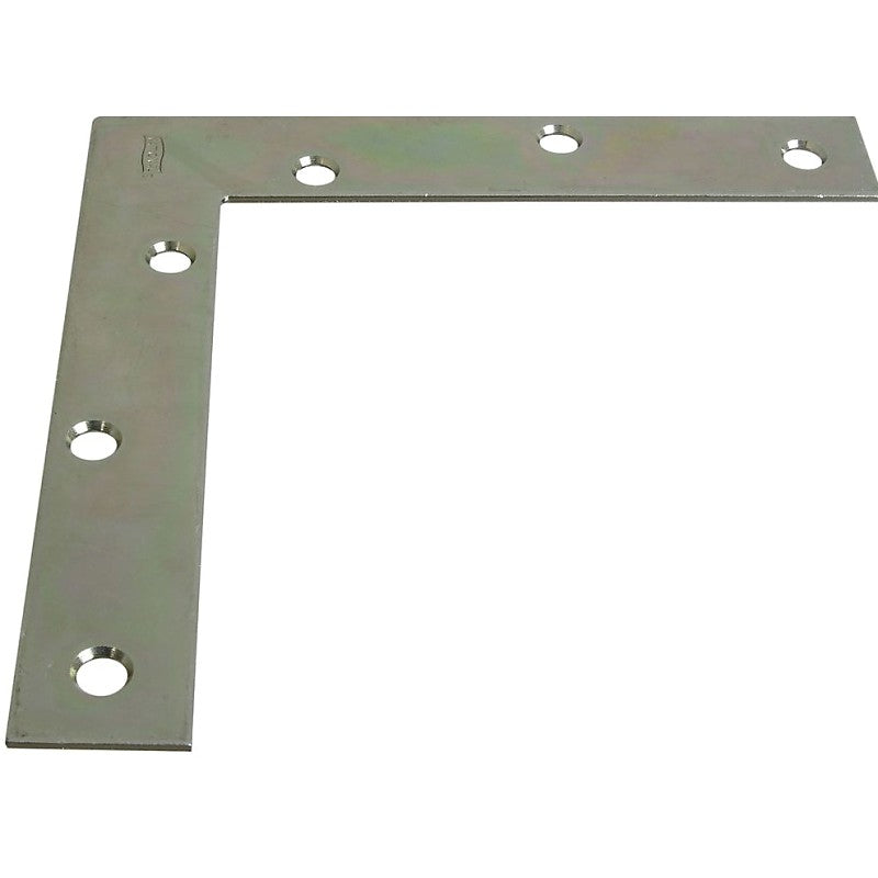 National Hardware SP117BC Series N204-990 Corner Brace, 6 in L, 1 in W, Steel, Zinc, 0.08 Thick Material (Pack of 20)