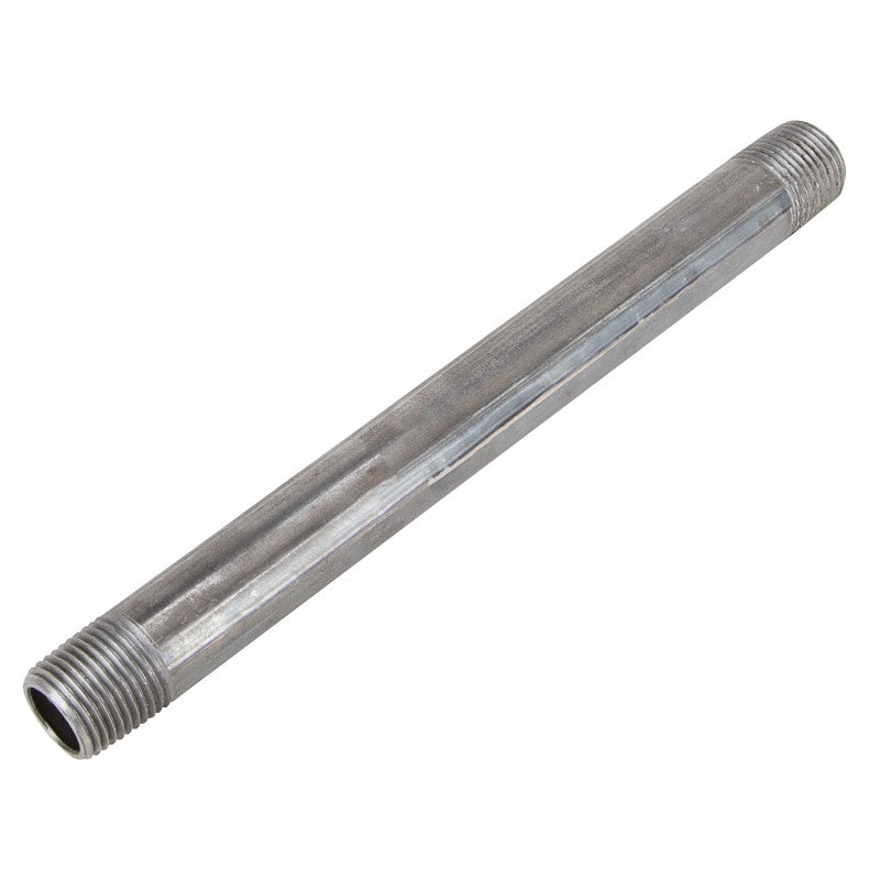 ProSource 1/2X6B Pipe Nipple, 1/2 in, Male, Steel, SCH 40 Schedule, 6 in L