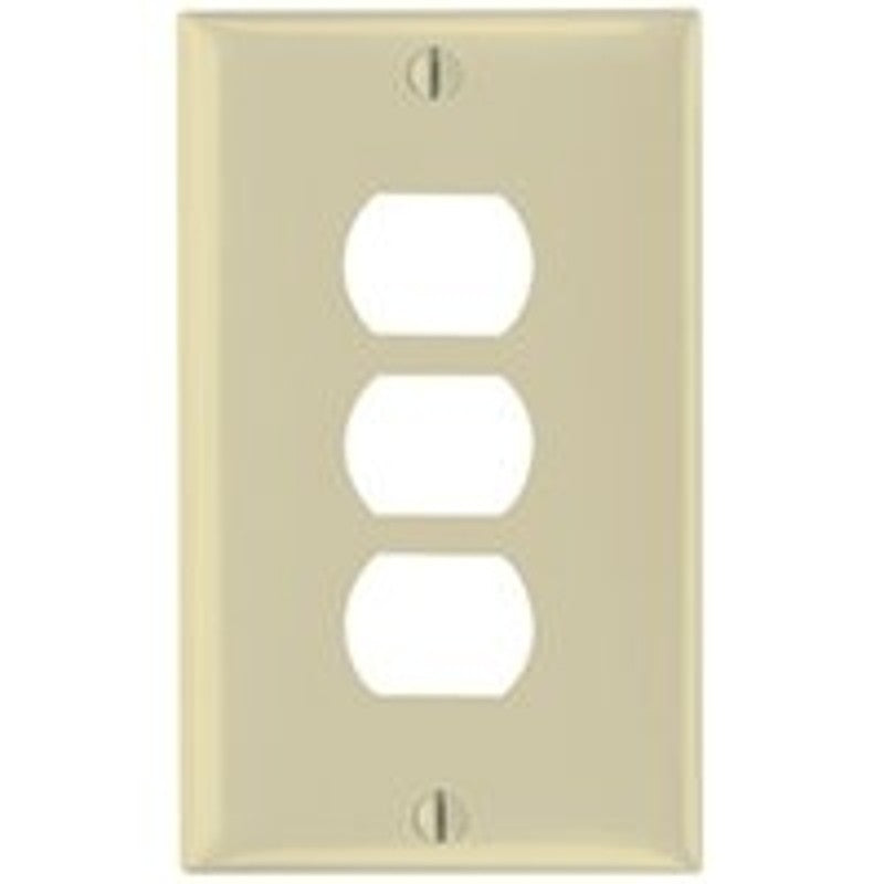 Legrand K3I Wallplate, Standard-Size, 4-1/2 in L, 2-3/4 in W, 1-Gang, Thermoset