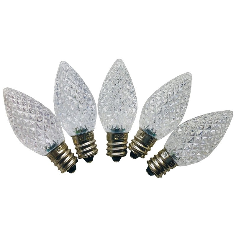 Hometown Holidays 24778 Bulb, Candelabra Lamp Base, LED Lamp, Crystal Warm White Light