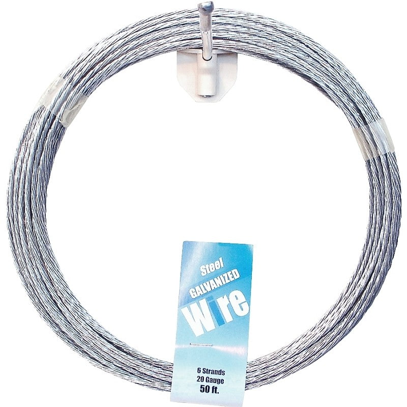 Midwest Fastener 11272 Stranded Guy Clothesline, 50 ft L