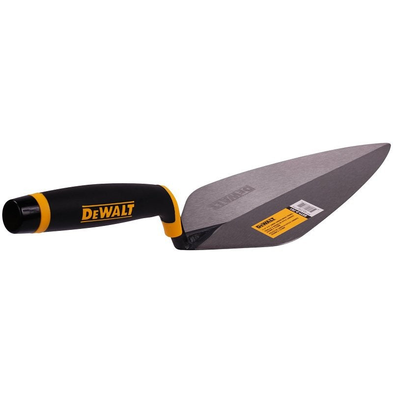 DEWALT DXTT-3-751 London Brick Trowel, 11-1/2 in L Blade, 5 in W Blade, Carbon Steel Blade, Soft Grip Handle