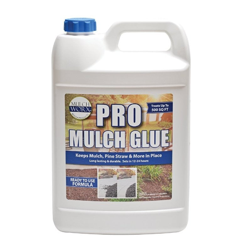 Mulch Worx 60050 Pro Mulch Glue, Ready To Use, White (Pack of 4)