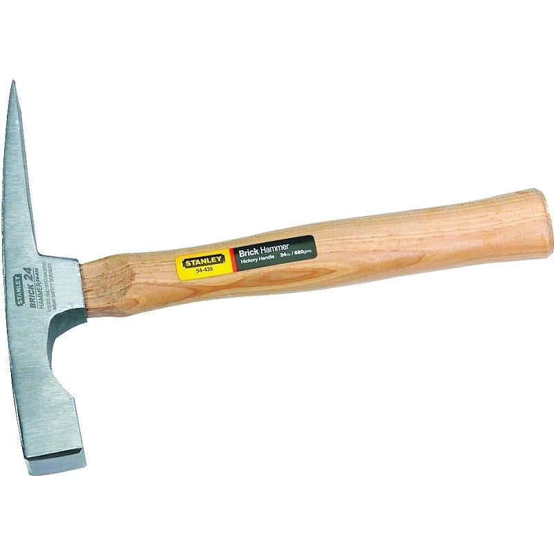 STANLEY 54-435 Brick Hammer, 24 oz Head, HCS Head, 11-3/8 in OAL