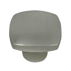 Laurey Aventura Series 74428 Cabinet Knob, 1.2 in Projection, Zinc, Satin Nickel