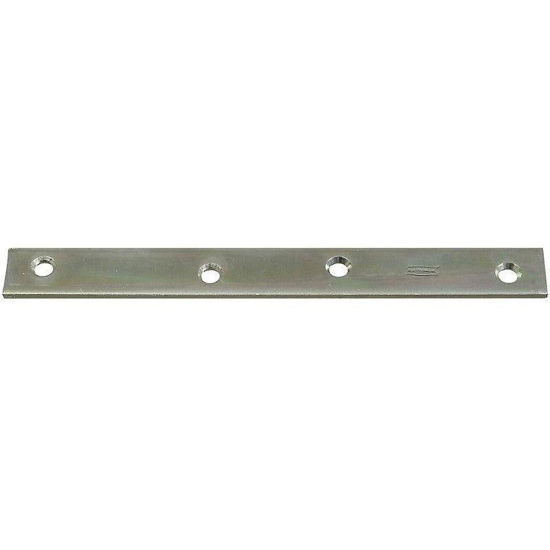 National Hardware N220-293 Mending Brace, 8 in L, 7/8 in W, Steel, Zinc, Screw Mounting