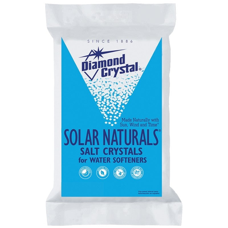 Cargill 100012455 Salt Crystals, 50 lb Bag, Crystalline Solid, Halogen