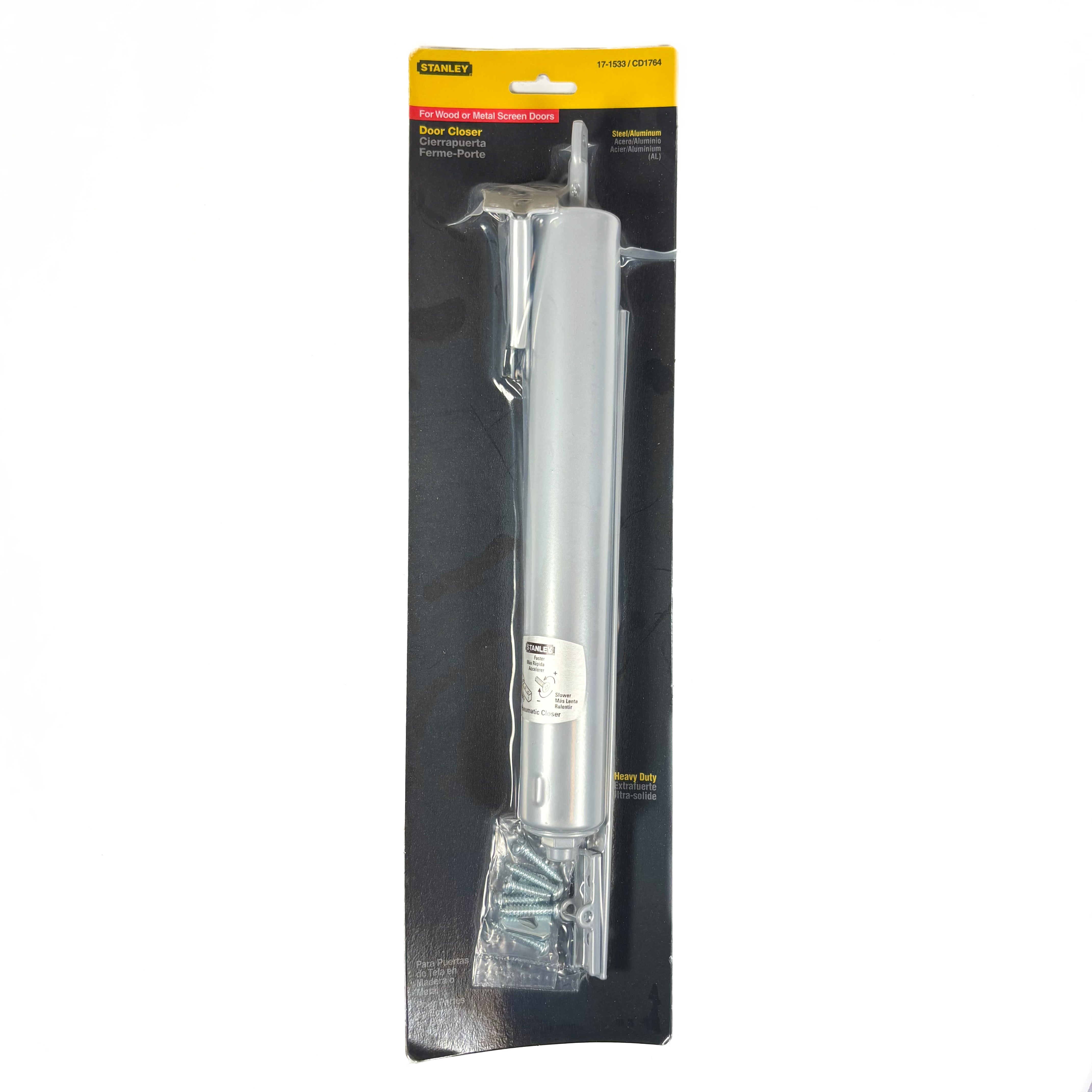 Heavy Duty Storm Door Closer Aluminum (POS)