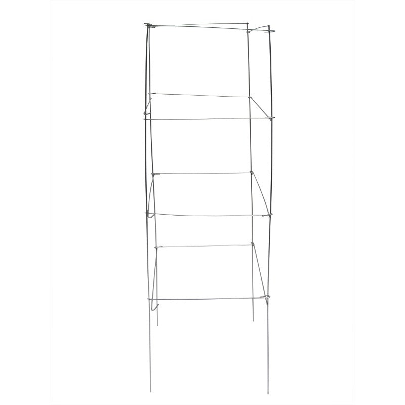 Glamos Wire 730009 Value Square Plant Support, 42 in L, 12 in W, Galvanized Steel