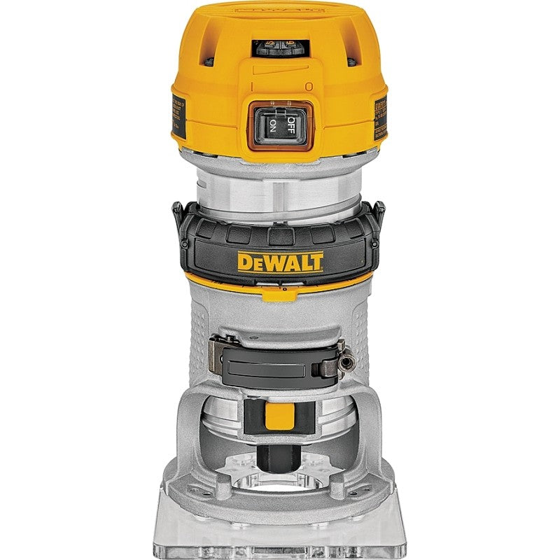 DEWALT DWP611 Compact Router with LED, 7 A, 16,000 to 27,000 rpm Load Speed, 1-1/2 in Max Stroke