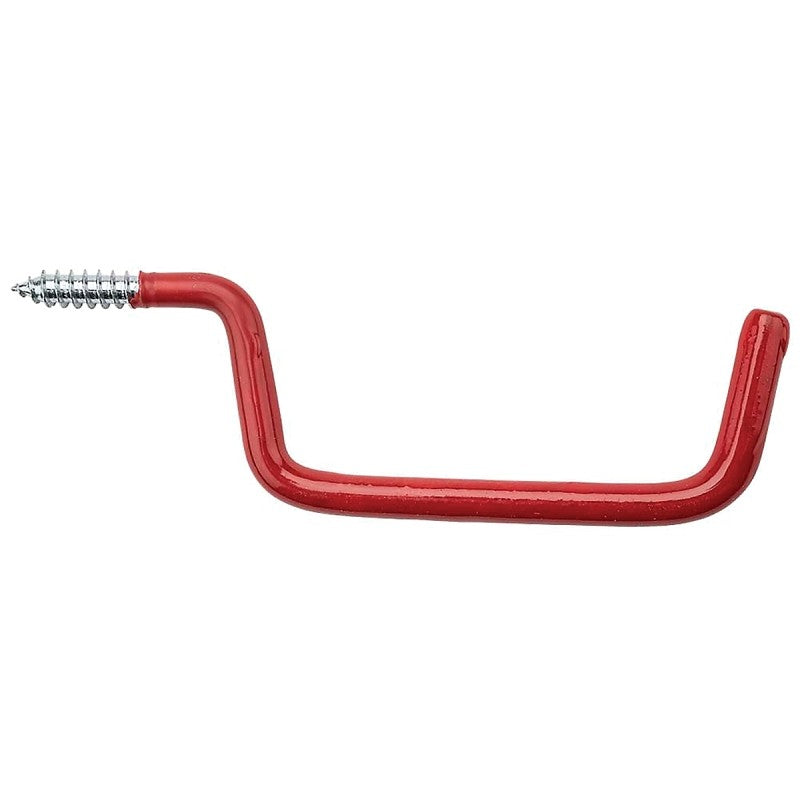 National Hardware V2157 N188-003 Series Ladder Hook, 6 in Projection, 1-3/4 in H, 8 in L, 15 lb, Steel, Red