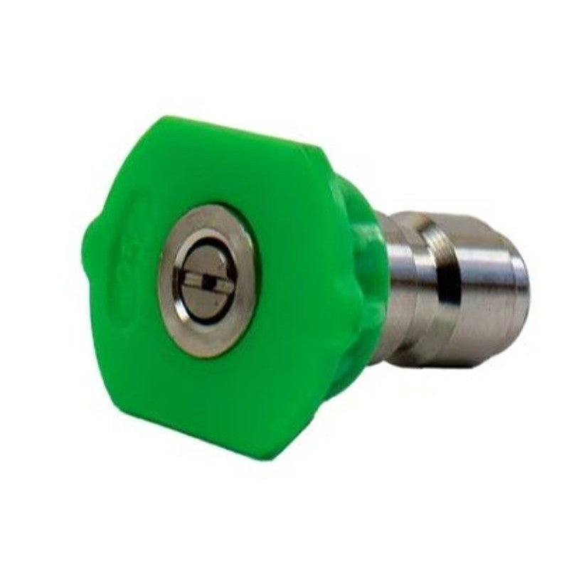 Forney 75164 Flushing Spray Nozzle, 25 deg Angle, Quick-Connect, Stainless Steel