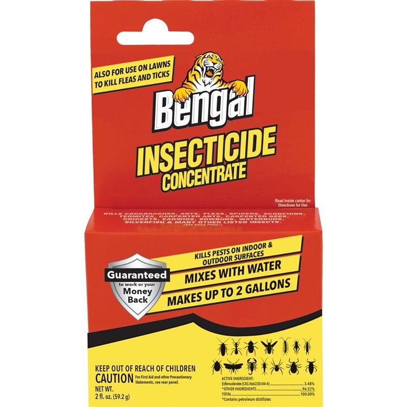 Bengal 33100 Insect Killer, Liquid, Spray Application, 2 oz Box
