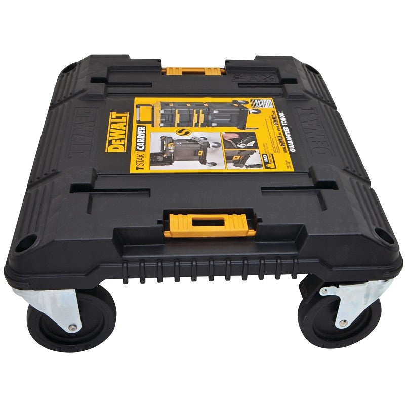 DEWALT TSTAK Series DWST17889 Tool Cart, 210 lb, 16.96 in OAW, 7.02 in OAH, 18.91 in OAD, Plastic, Black