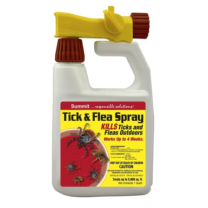 Summit 118-6 Tick and Flea Spray, Around the Home, 32 oz
