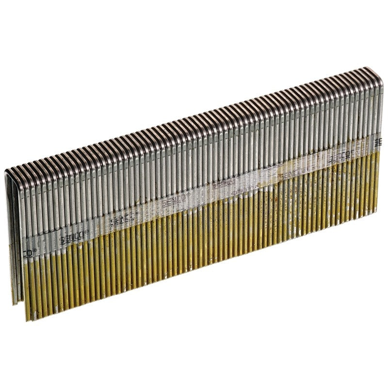 Senco N19BRB Wire Staple, 7/16 in W Crown, 1-3/4 in L Leg, 16, Bright Basic
