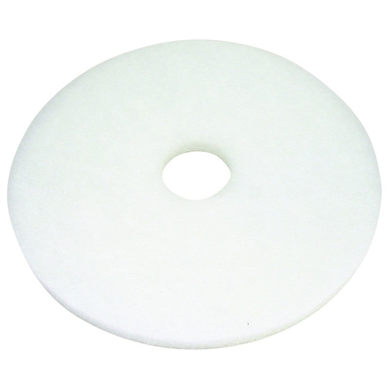 North American Paper 420514 Polishing Pad, White, For: 800 rpm Floor Machines (Pack of 5)