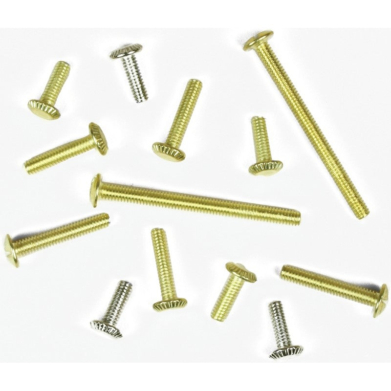 Jandorf 60141 Fixture Screw Assortment, Brass/Zinc