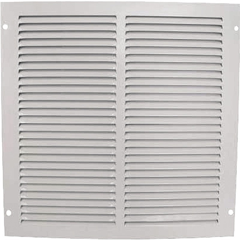 ProSource 1RA1212 Air Return Grille, 13-3/4 in L, 13-3/4 in W, Square, Steel, White, Powder Coated
