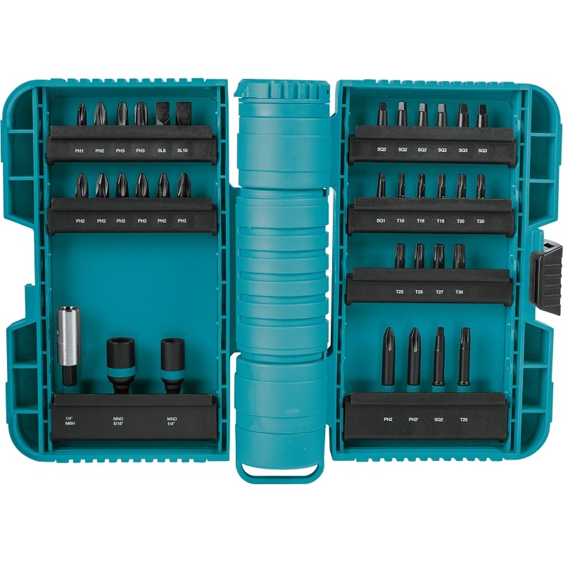 Makita ImpactX A-98326 Driver Bit Set, 35-Piece, Steel, Black, Manganese Phosphate