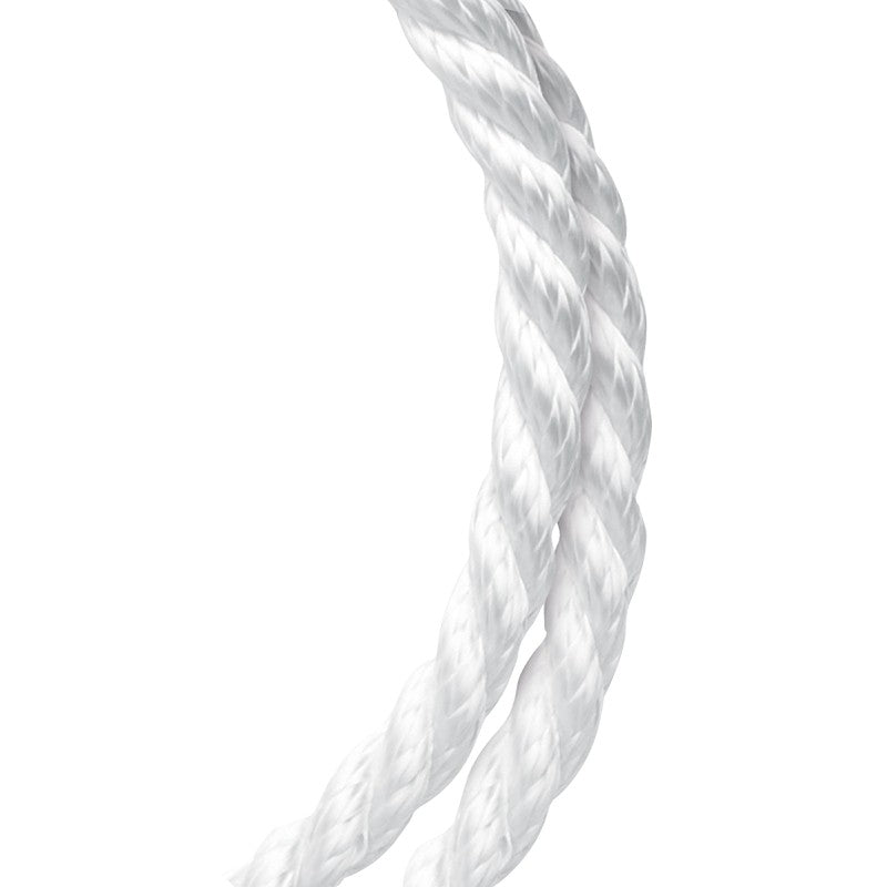 Baron 54602 Rope, 3/16 in Dia, 1000 ft L, Nylon, White