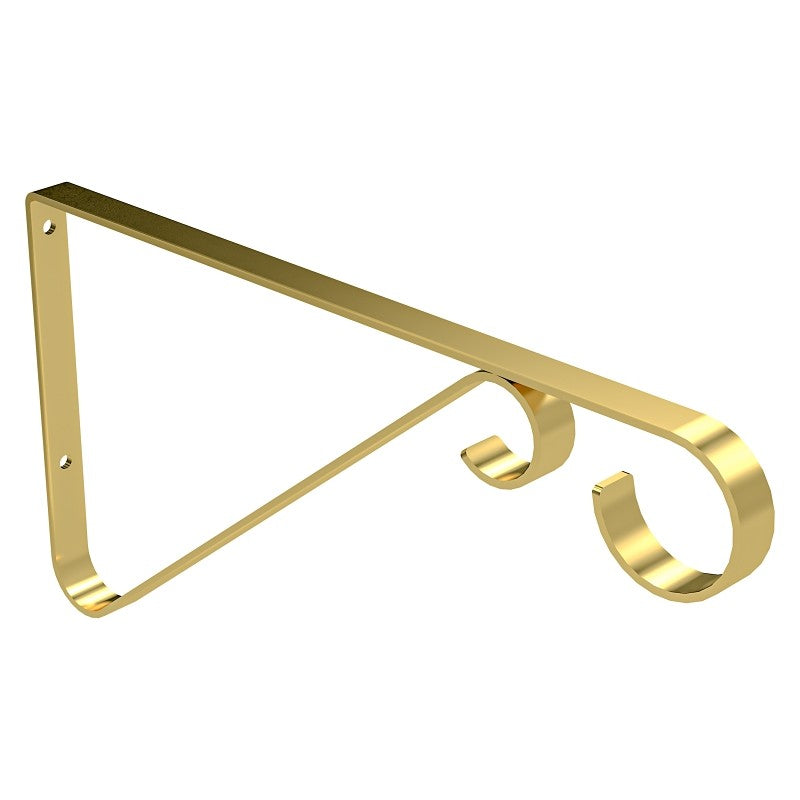 National Hardware N274-555 Plant Bracket, 9 in L, 5.32 in H, Steel, Brass, Screw Mounting