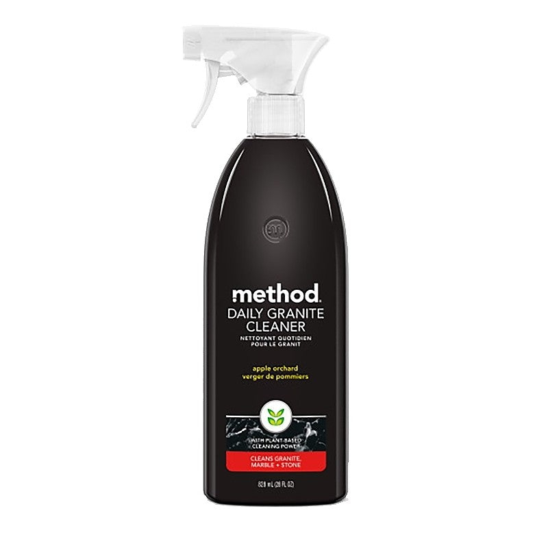 method 00065 Granite Cleaner, 28 oz Bottle, Liquid, Apple Orchard, Translucent
