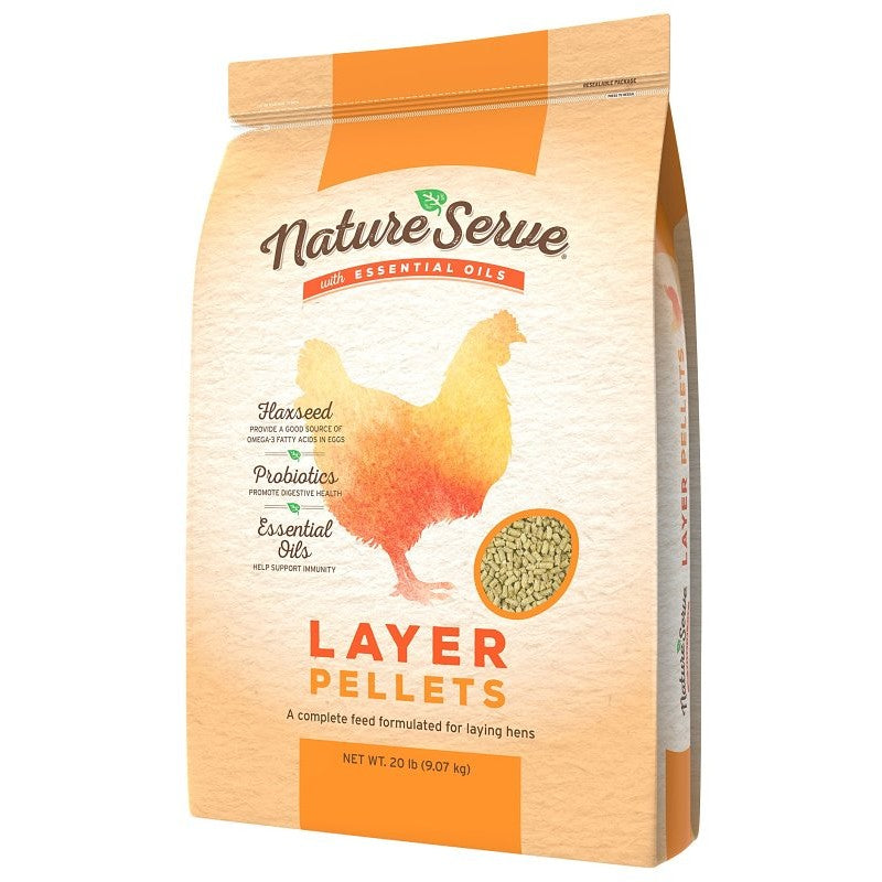 NatureServe 104020 Layer Pellet, Pellet, 20 lb Bag