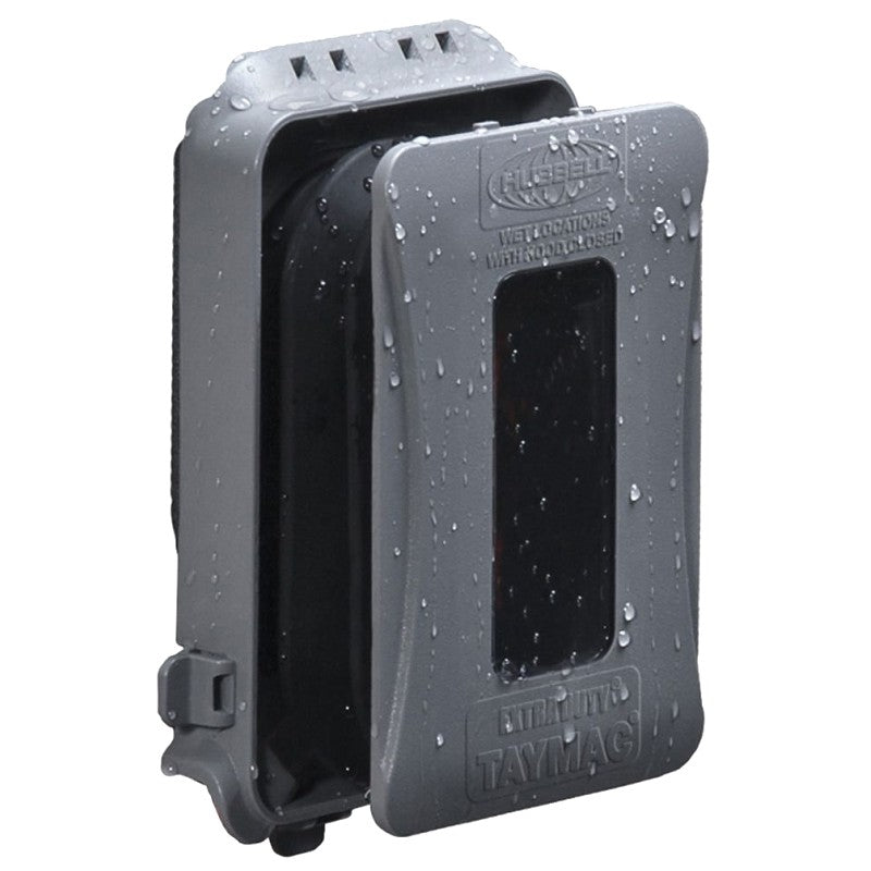 Bell Outdoor EXTRA DUTY Series ML500G Weatherproof In-Use Cover, 3 in L, 4.04 in W, Polycarbonate/Synthetic Neoprene Rubber