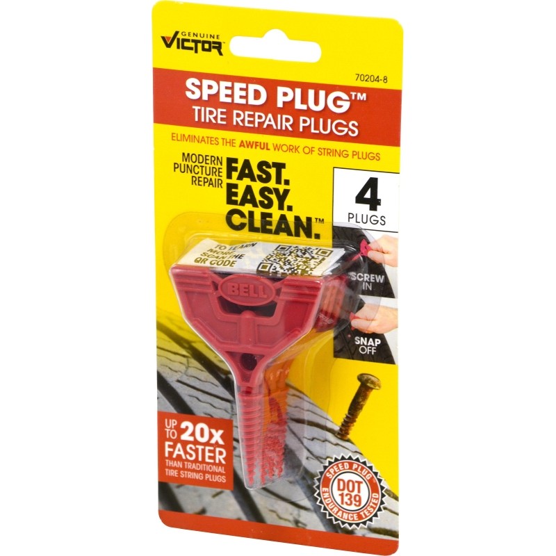 Genuine Victor 60204-8 Repair Kit, Includes: (2) Small and (2) Large Plug and Go Tire Plugs