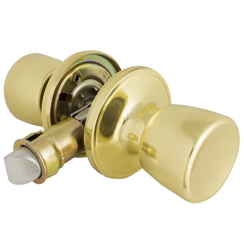 ProSource T-5764PB-PS Passage Knob, Brass, Polished Brass