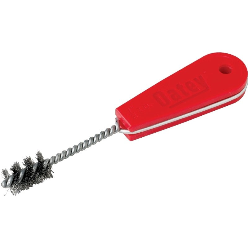Oatey 31329 Fitting Brush, For: 1 in Dia fitting, Steel Bristle, Polystyrene Handle