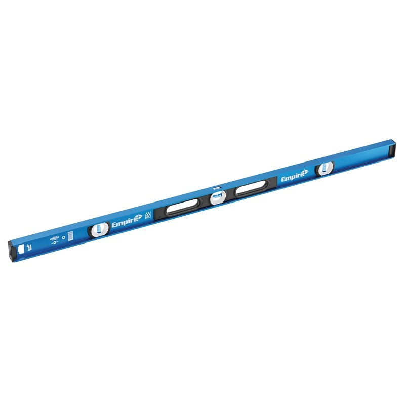 Empire 500 Series 500m.48 I-Beam Level, 48 in L, 3-Vial, Magnetic, Aluminum, Blue