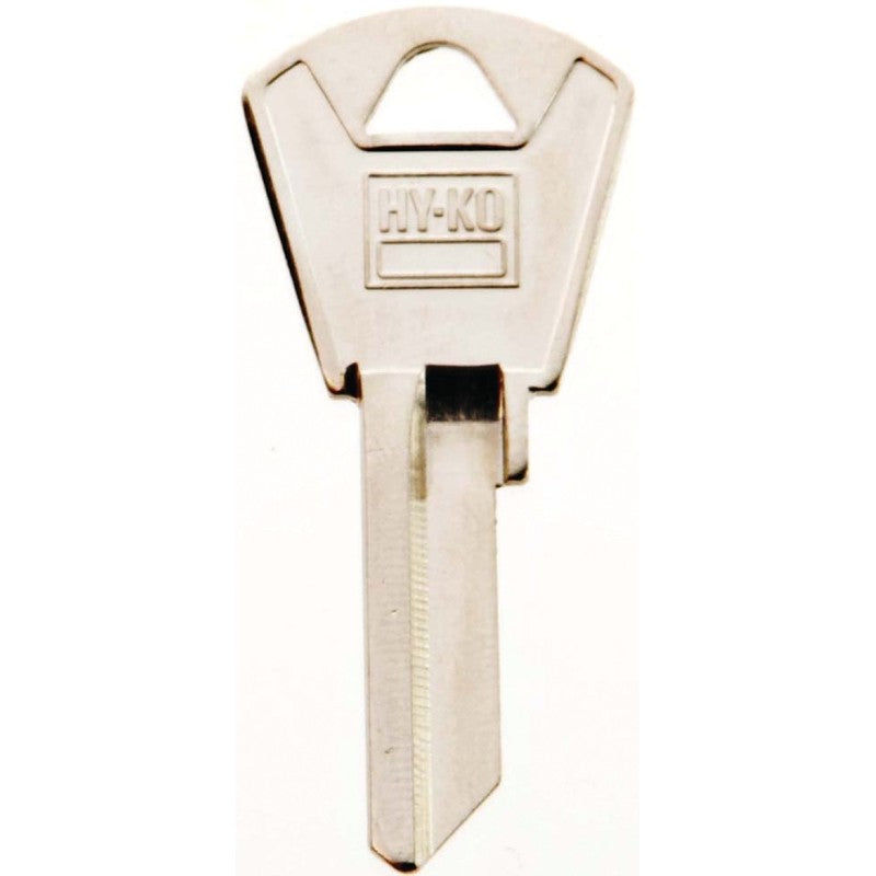 Hy-Ko 11010PZ1 Key Blank, Brass, Nickel, For: Papaiz Cabinet, House Locks and Padlocks (Pack of 10)