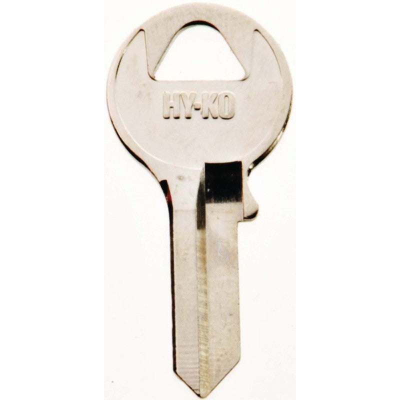 Hy-Ko 11010VR5 Key Blank, Brass, Nickel, For: Viro Cabinet, House Locks and Padlocks, VR5 Key Number (Pack of 10)