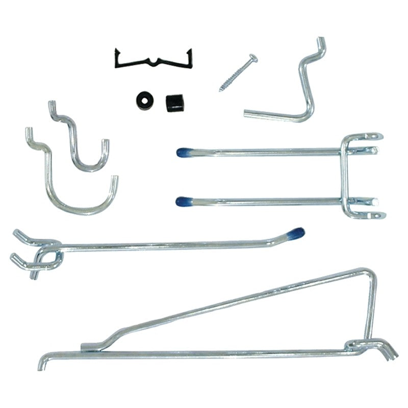 Crawford 1432A Series Peg Hook, 11 in L x 7-1/2 in W x 1-3/4 in H Dimensions, Silver