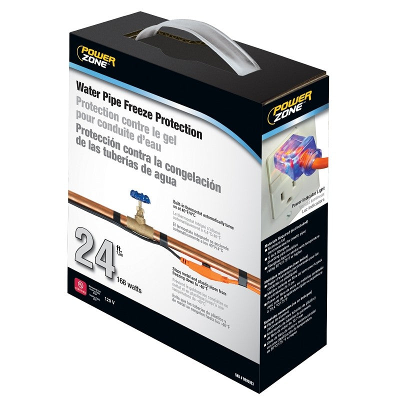 PowerZone ORPHC16824 Pipe Heat Tape, 24 L