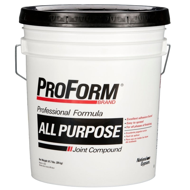 Proform JT0070 All-Purpose Joint Compound, Paste, Gray, 61.7 lb