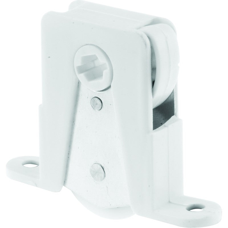 Prime-Line B 684 Roller Assembly, 1 in Dia Roller, 1/4 in W Roller, Aluminum, White