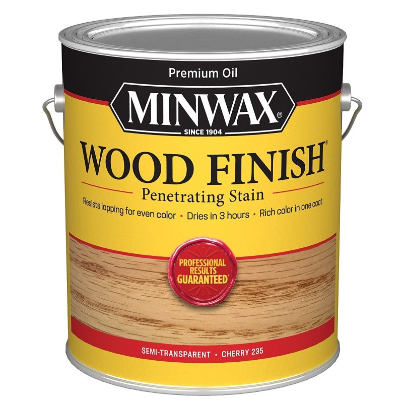 Minwax Wood Finish 710790000 Wood Stain, Cherry, Liquid, 1 gal, Can (Pack of 2)