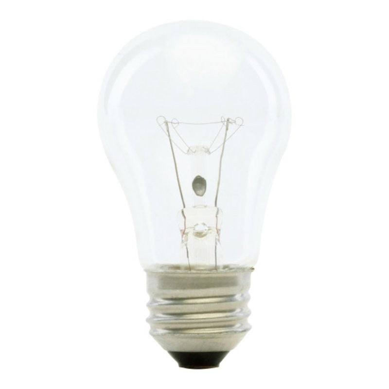 Feit Electric BP40A15/CL/CAN Incandescent Bulb, Clear Lamp, 1-7/8 in D x 3-1/2 in H Dimensions, 40 W, A15 Lamp (Pack of 6)