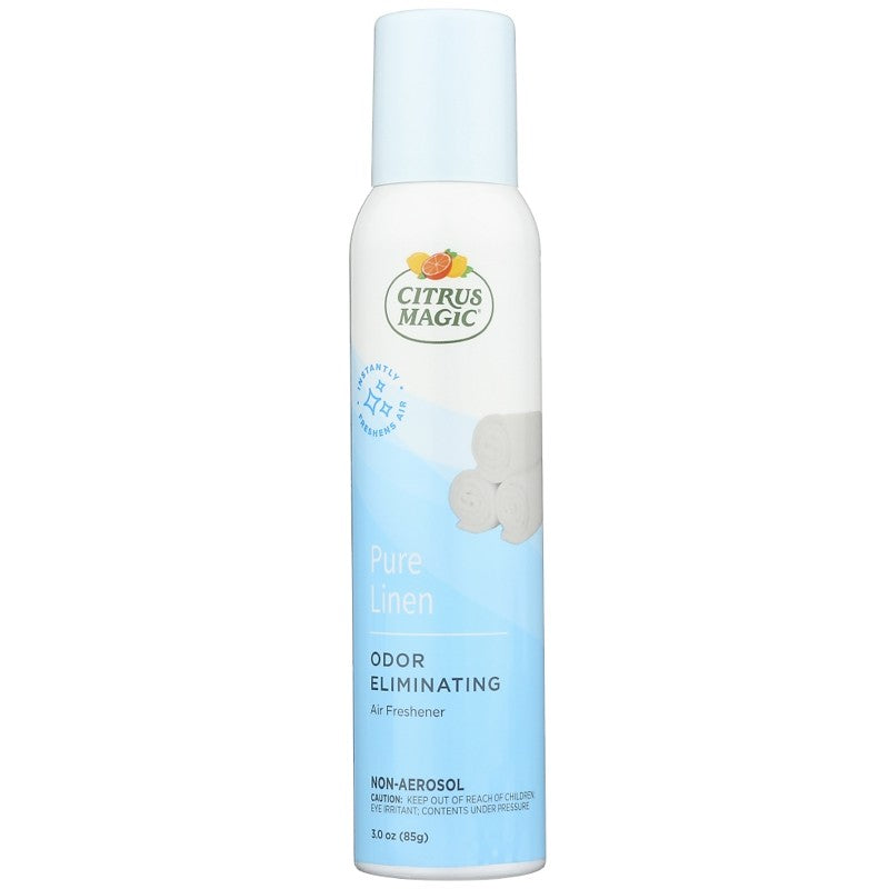 Citrus Magic 612171846-6PK Air Freshener, 3 oz Bottle, Pure Linen (Pack of 6)