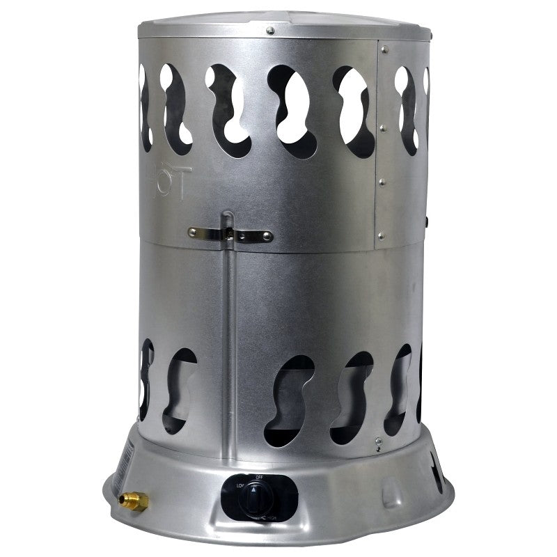 Mr. Heater F270490 Convection Heater, 20 lb Fuel Tank, Propane, 30000 to 80000 Btu, 2000 sq-ft Heating Area