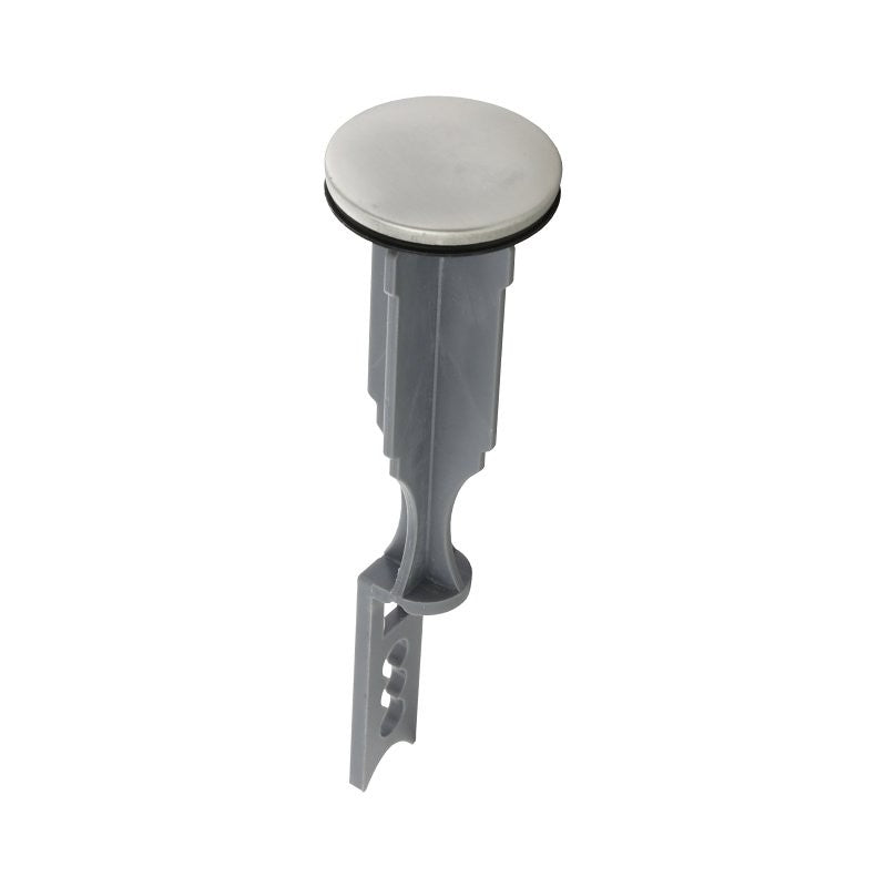 Danco 11042 Bathroom Sink Stopper, Pop-Up, Plastic, Brushed Nickel