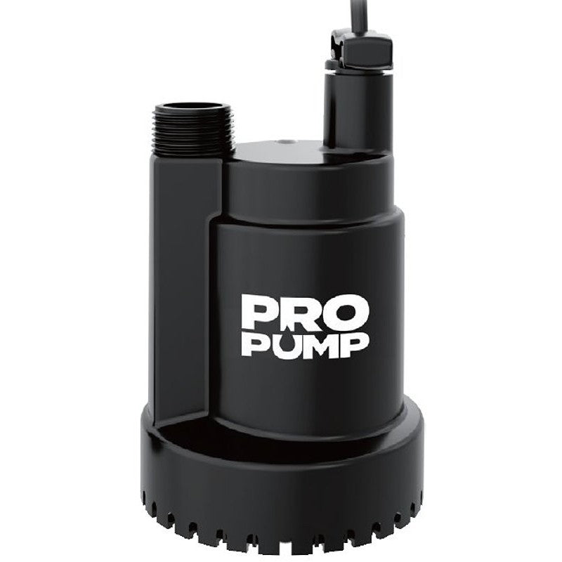 PROPUMP UT02501 Compact Utility Pump, 1-Phase, 2.3 A, 115 V, 1/4 hp, 1 in Outlet, 28 ft Max Head, 1500 gph