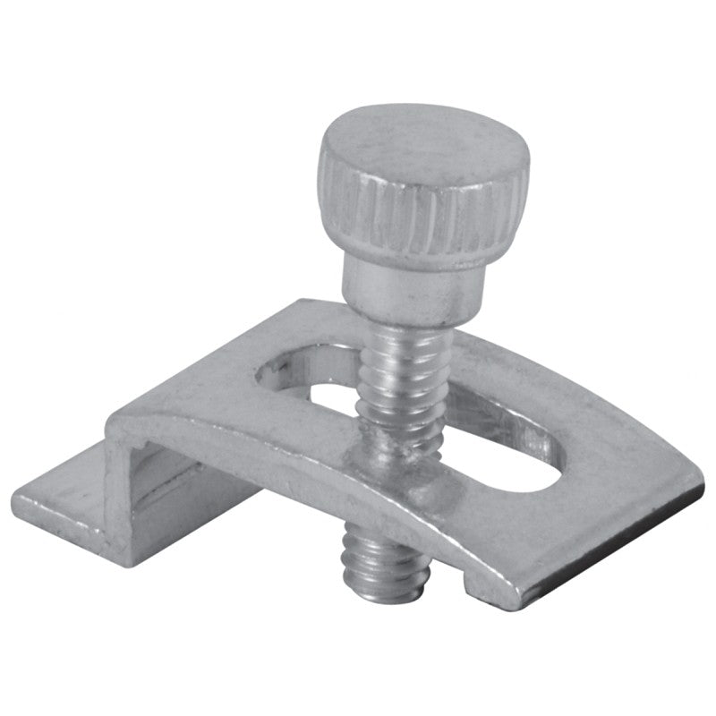 Make-2-Fit PL 7939 Storm Door Panel Clip, 3/4 in L x 1/2 in W x 1/2 in D Dimensions, Aluminum, Mill