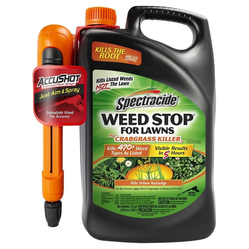 Spectracide HG-96588 Weed Killer, Brown, Spray Application, 1.33 gal, Liquid